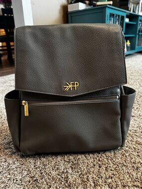Freshly Picked Mini II Diaper Bag Backpack color Stone